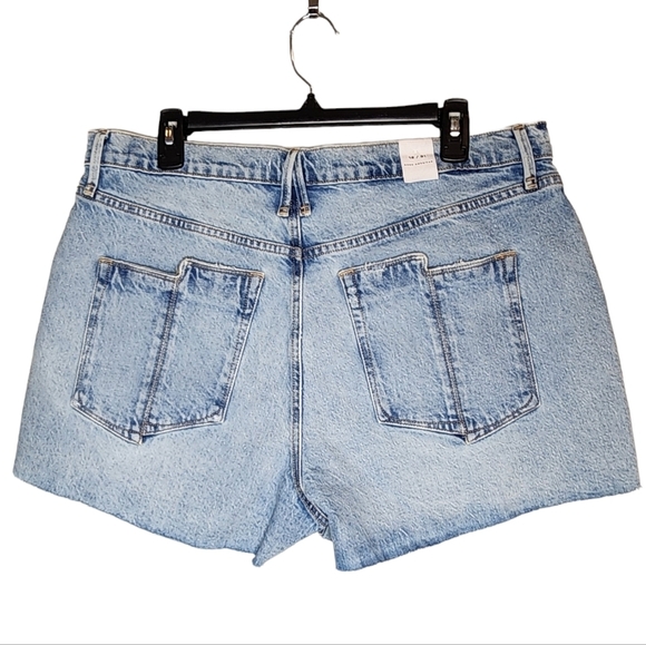 NWT Good American '90s High Waist Denim Shorts. Women's size 12. - Picture 7 of 16